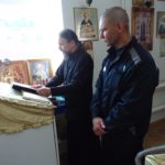 Совершена литургия в ИК №25