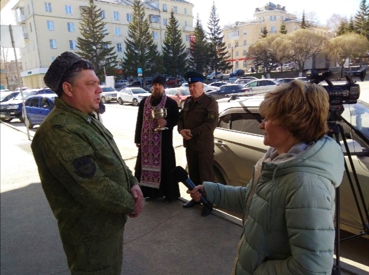Благословение кадетов в экспедицию