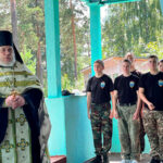 Молебен на открытие военно-полевых сборов, г. Златоуст